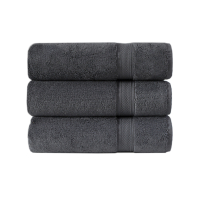 Рушник махровий Lotus Home - Grand soft twist antrasit антрацит 90*150