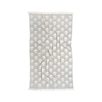 Полотенце Lotus Home Pestemal - Skull 90*160 grey серый