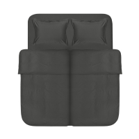 Постельное белье сатин Lotus Home - Dakota Modern антрацит семейный