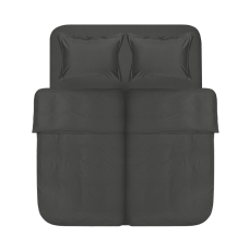 Постельное белье сатин Lotus Home - Dakota Modern антрацит семейный