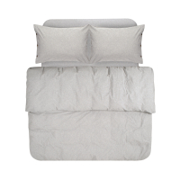 Постільна білизна Lotus Home Washed cotton - Solid light antracite сімейний