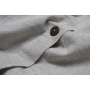 Постільна білизна Lotus Home Washed cotton - Solid light antracite сімейний