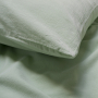 Постельное белье Lotus Home Washed cotton - Kansas светло-зеленый евро