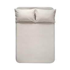 Простирадло з наволочками Lotus Home Washed Cotton - Kahve-bej 260*280