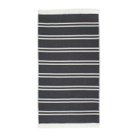 Килим Lotus Home - Infinity Stripe антрацит двосторонній 80*150