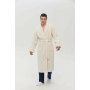 Халат unisex Lotus Home - Bold New Microcotton off white махровий M