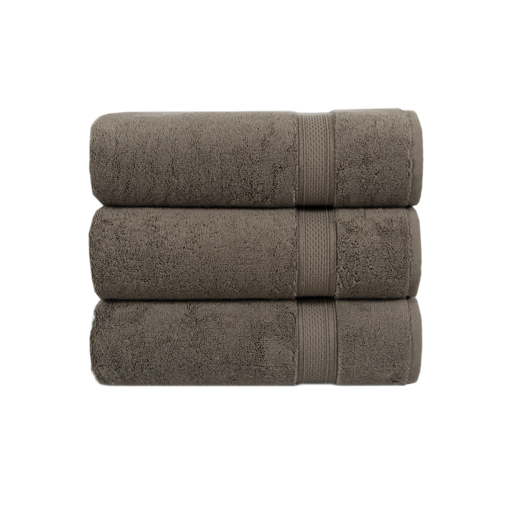 Полотенце махровое Lotus Home - Grand soft twist brown коричневый 90*150