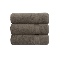 Полотенце махровое Lotus Home - Grand soft twist brown коричневый 90*150
