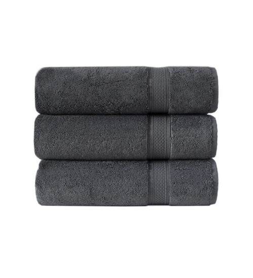 Полотенце махровое Lotus Home - Grand soft twist antrasit антрацит 50*90