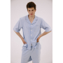 Піжама unisex Lotus Home - City Shorts блакитний M