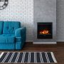 Килим Lotus Home - Infinity Stripe темно-синій двосторонній 80*150