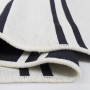 Килим Lotus Home - Infinity Stripe темно-синій двосторонній 80*150