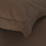 Наволочки сатин Lotus Home - Dakota Modern шоколадный 50*70+5 (2 шт)