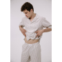 Піжама unisex Lotus Home - City Shorts коричневий L