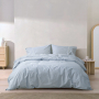 Постельное белье Lotus Home - Premium Percale Stripe голубой семейный