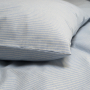 Постельное белье Lotus Home - Premium Percale Stripe голубой семейный