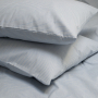 Постельное белье Lotus Home - Premium Percale Stripe голубой семейный
