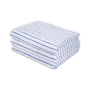 Полотенце Lotus Home Отель Premium - Microcotton Stripe White-Blue 50*90 550 г/м²
