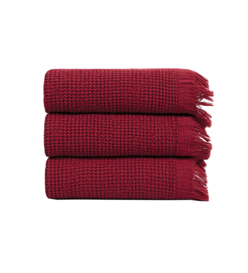 Полотенце Lotus Home - Rius red красный 50*100
