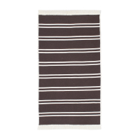 Килим Lotus Home - Infinity Stripe коричневий двосторонній 80*150