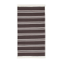 Килим Lotus Home - Infinity Stripe коричневий двосторонній 80*150
