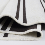 Килим Lotus Home - Infinity Stripe коричневий двосторонній 80*150