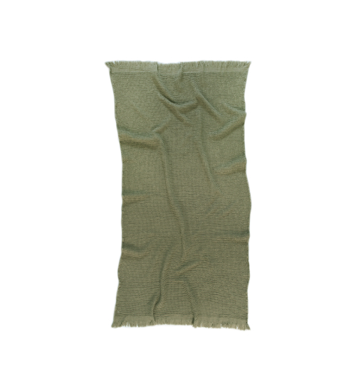 Полотенце Lotus Home - Rius olive оливковый 90*170