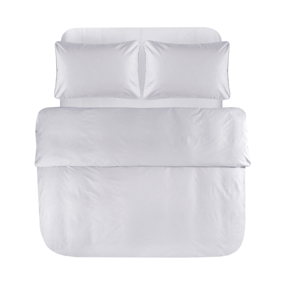 Пододеяльник с наволочками Penelope - Plume white белый 200*220+50*70 (2)