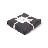 Покрывало Lotus Home - Napa muslin anthracite 200*220