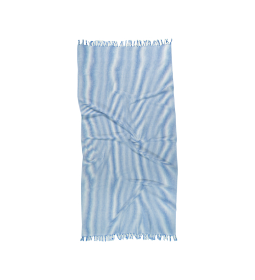 Полотенце Lotus Home Pestemal - Argosa stripe 85*175 blue синий