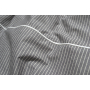 Постільна білизна Lotus Home - Premium Percale Stripe антрацит євро