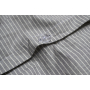 Постільна білизна Lotus Home - Premium Percale Stripe антрацит євро