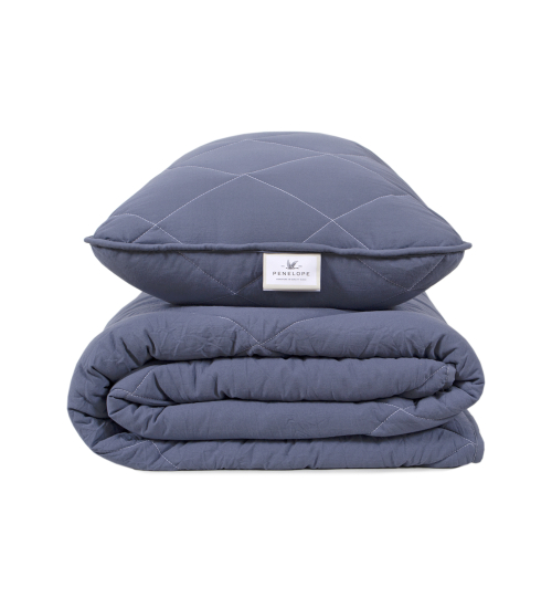 Набор одеяло с подушкой Penelope - Colors in Comfort denim деним полуторный