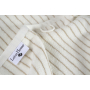 Рушник Lotus Home Готель Premium - Microcotton Stripe Ecru-Kahve 70*140 550 г/м²