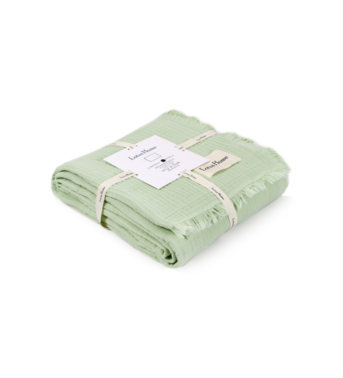 Покрывало Lotus Home - Napa muslin pistachio 200*220