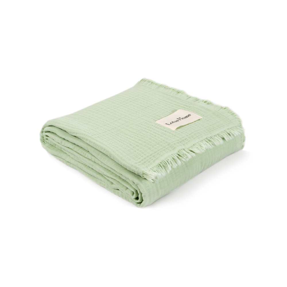 Покрывало Lotus Home - Napa muslin pistachio 200*220