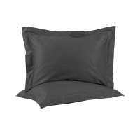 Наволочки сатин Lotus Home - Dakota Modern антрацит 50*70+5 (2 шт)