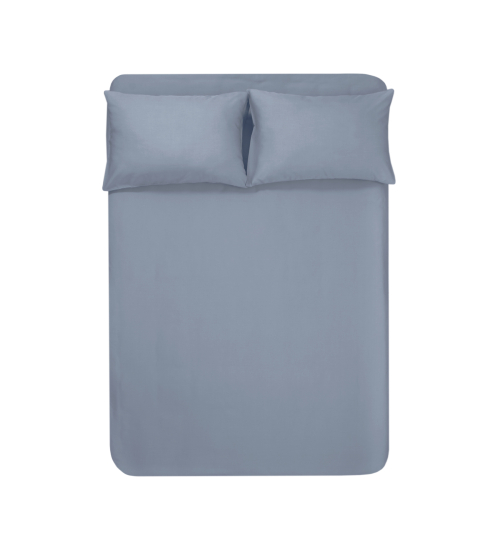 Простынь на резинке с наволочкой Penelope - Celine denim деним 100*200+50*70