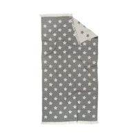 Полотенце Lotus Home Pestemal - Star 90*160 black черный