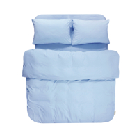 Постільна білизна Lotus Home Washed cotton - Kansas блакитний євро