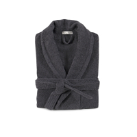 Халат махровий unisex Lotus Home - Basic New Line антрацит 3XL