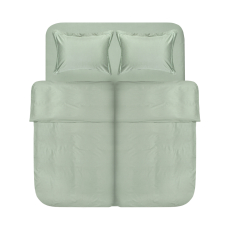 Постельное белье сатин Lotus Home - Dakota Modern ментоловый семейный