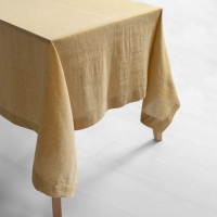 Скатертина з льону Lotus Home - Benna mango 170*250
