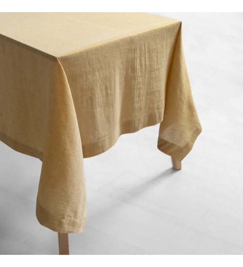 Скатерть со льна Lotus Home - Benna mango 170*250
