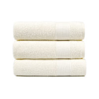 Полотенце махровое Lotus Home - Dena krem кремовый 50*90