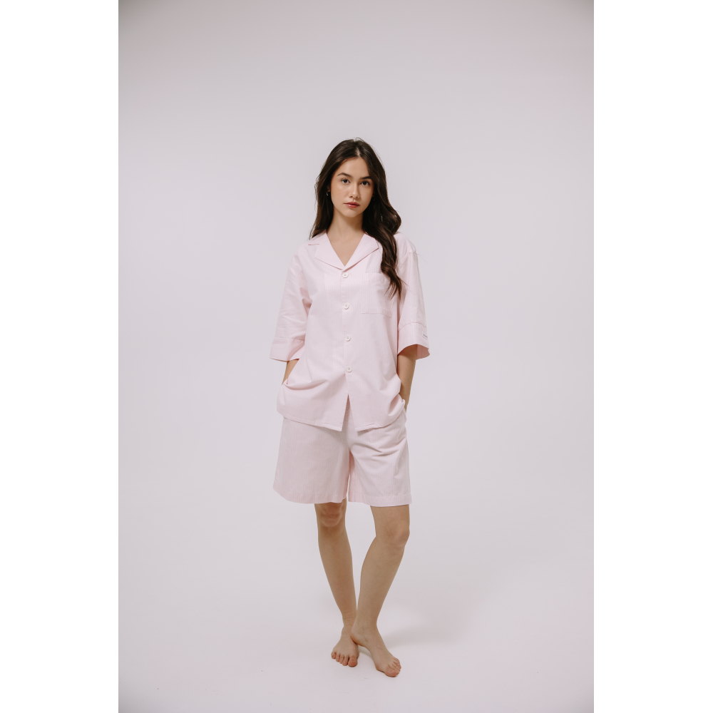 Піжама unisex Lotus Home - City Shorts рожевий M