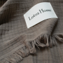 Покривало Lotus Home - Napa muslin brown 200*220