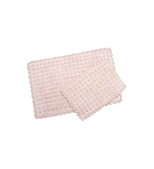 Набор ковриков Irya - Garnet pembe розовый 55*85+35*55