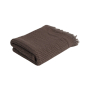Рушник Lotus Home - Rius dark brown темно-коричневий 50*100