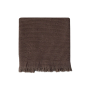 Рушник Lotus Home - Rius dark brown темно-коричневий 50*100